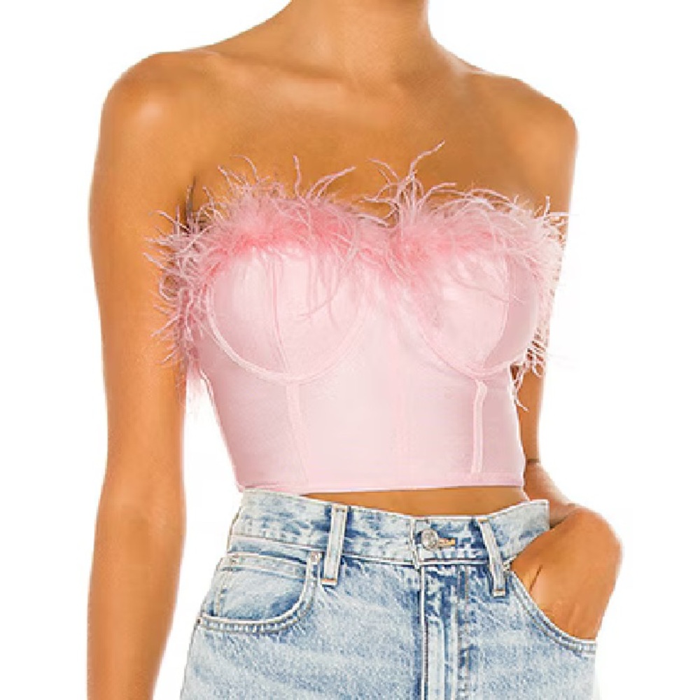 Superdown ramona bustier top